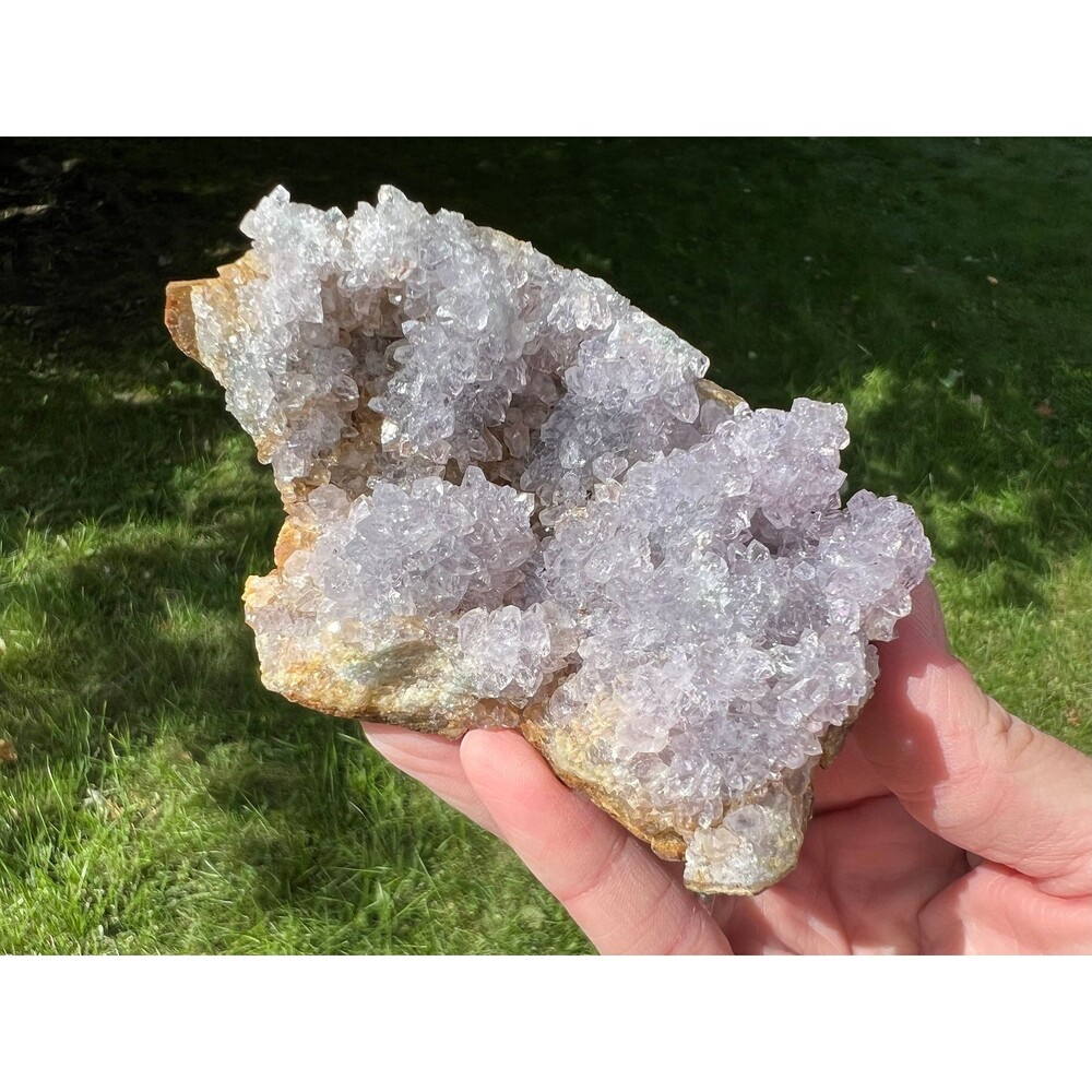 Amethyst Stalactite Crystal Cluster Uruguay Purple Druzy, February Birthstone 18
